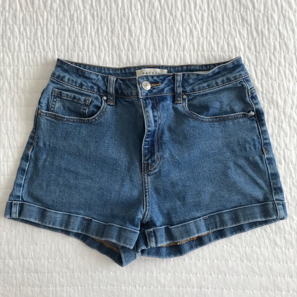 PacSun Denim Mom Shorts size 28